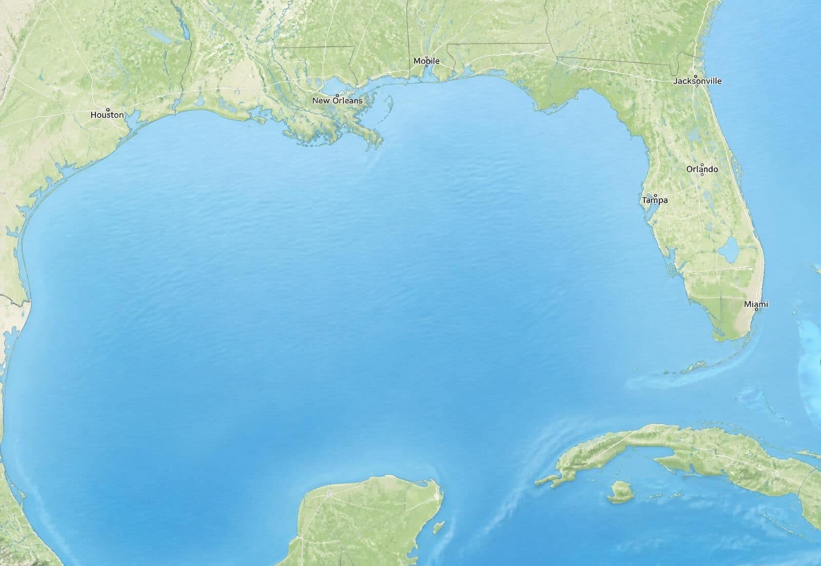 Map of Florida and Texas showing AZ Plumbing & Air service areas